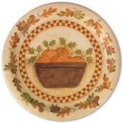 Homespun Harvest Dinner Plates (pack of 8)