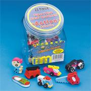Action Erasers (set of 25)