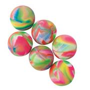 Frosty Neon Marble Hi-Bounce Balls (pack of 12)