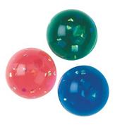Square Glitter Hi-Bounce Balls (pack of 12)