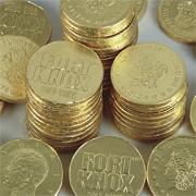 Fort Knox Chocolate Coins  (tub of 144)