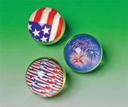 Patriotic High-Bounce Balls  (pack of 12)