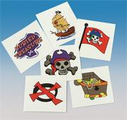 Pirate Tattoos  (pack of 144)