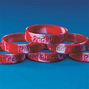 2nd Place Silicone Bracelet (pack of 24)