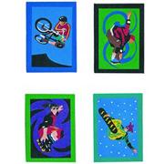 Sand Art Boards 5"x7" - Extreme Sports  (pack of 12)