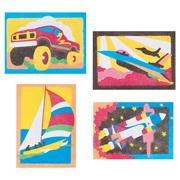 Sand Art Boards 5"x7" - Gettin' There  (pack of 12)