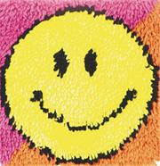 Latch Hook Kit, 12x12 - Smiley Face