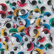 Painted Wiggly Eyes  (pack of 100)