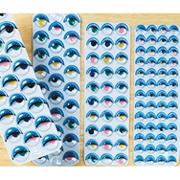 Peel 'n Stick Wiggly Eyes Painted  (set of 500)