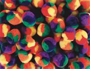 Tie Dye Pom Poms (Pk/50) (pack of 50)