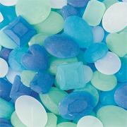 Sea Glass Mosaic Pieces 1/2-lb (bag of 200)