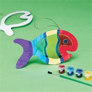 Colorful Fish Hanger Craft Kit (makes 12)