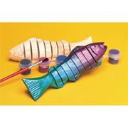 Flexible Wood Fish Craft Kit (makes 12)