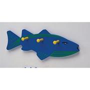 Wooden Fish with Shaker Pegs