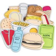 Flat Foam Foods, Grains and More (set of 18)