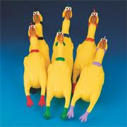 Medium Vinyl Chickens (set of 6)