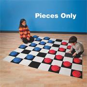 Jumbo Checker Pieces (pack of 24)