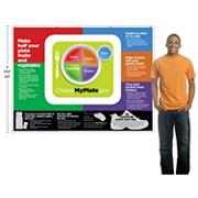 MyPlate Jumbo Fabric Banner