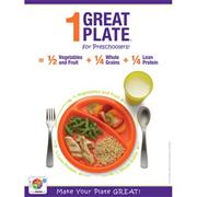 1 Great Plate� for Preschoolers Nutrition Poster