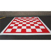 Chess and Checkerboard Stencil