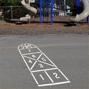 Hopscotch without Home Stencil