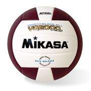 Mikasa� Competition Volleyball, Maroon/White