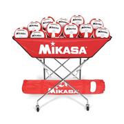 More info about Mikasa® Hammock-Style Volleyball Ball Cart, Scarlet Mikasa® Hammock-Style Volleyball Ball Cart, Scarlet