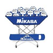 More info about Mikasa® Hammock-Style Volleyball Ball Cart, Royal Blue Mikasa® Hammock-Style Volleyball Ball Cart, Royal Blue