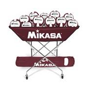 More info about Mikasa® Hammock-Style Volleyball Ball Cart, Maroon Mikasa® Hammock-Style Volleyball Ball Cart, Maroon