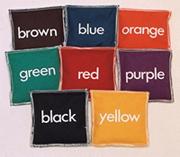 Color Beanbags  (set of 8)