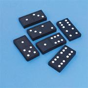 Double-Six Wooden Dominoes  (set of 28)