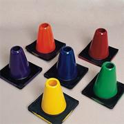 6" Spectrum� Poly Cones  (set of 6)