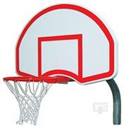 Gared� Steel Backboard, Goal and Bent Post 3-1/2"