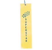 Award Ribbons Superstar-Yellow  (pack of 50)