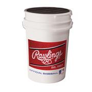 Rawlings� Practice Balls with Free Bucket (bucket of 36)