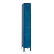 Two-Tier, 1-Wide, 12"x12"x60" Solid-Door Lockers