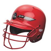 Baseball/Softball Ponytail Helmet with Face Guard