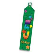 5th Place Multicolor Ribbon Pack of 25 (pack of 25)