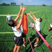 Tri-Ball Volleyball Net