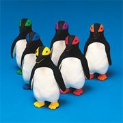 Spectrum� Rubber Latex Mini King Penguin  (set of 6)