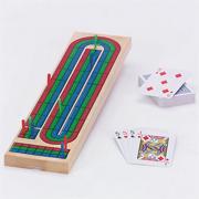 Cribbage Board and Card Set
