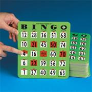 Oversized EZ Read Slide Bingo Card  (pack of 25)
