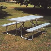 6' Portable Aluminum Picnic Table