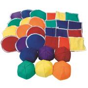 Spectrum� 2-3/4" Sphere Canvas Beanbags (set of 6)