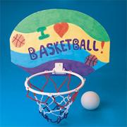 Color-Me� Basketball Hoop Craft Kit Without Markers (pack of 12)