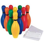Spectrum� Rainbow Bowling Pin Set