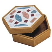 Unfinished Hexagon Wooden Box