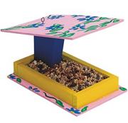 Unfinished Wood Bird Feeders, Unassembled (pack of 12)