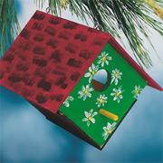 Unfinished Wood Birdhouse, Unassembled (pack of 12)