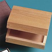 Unfinished Plain Small Hinged Box